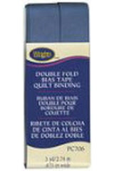 Quilt Binding Double Fold Stone Blue Quilt Binding Double Fold Stone Blue
