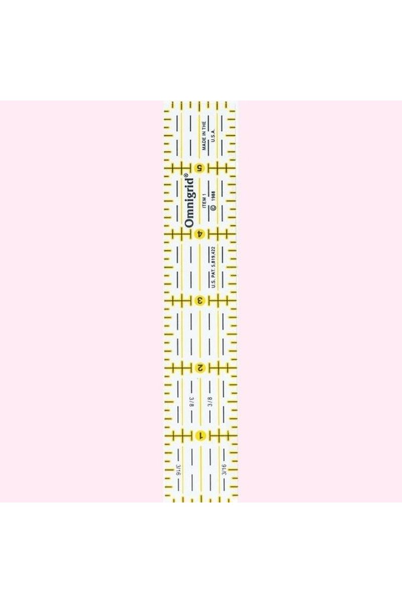 1 Inch x 6 Inch Omnigrid Ruler 1 Inch x 6 Inch Omnigrid Ruler