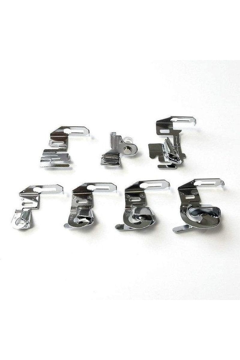 7 Pcs Hemmer/Binder Foot Set Low Shank 7 Pcs Hemmer/Binder Foot Set Low Shank