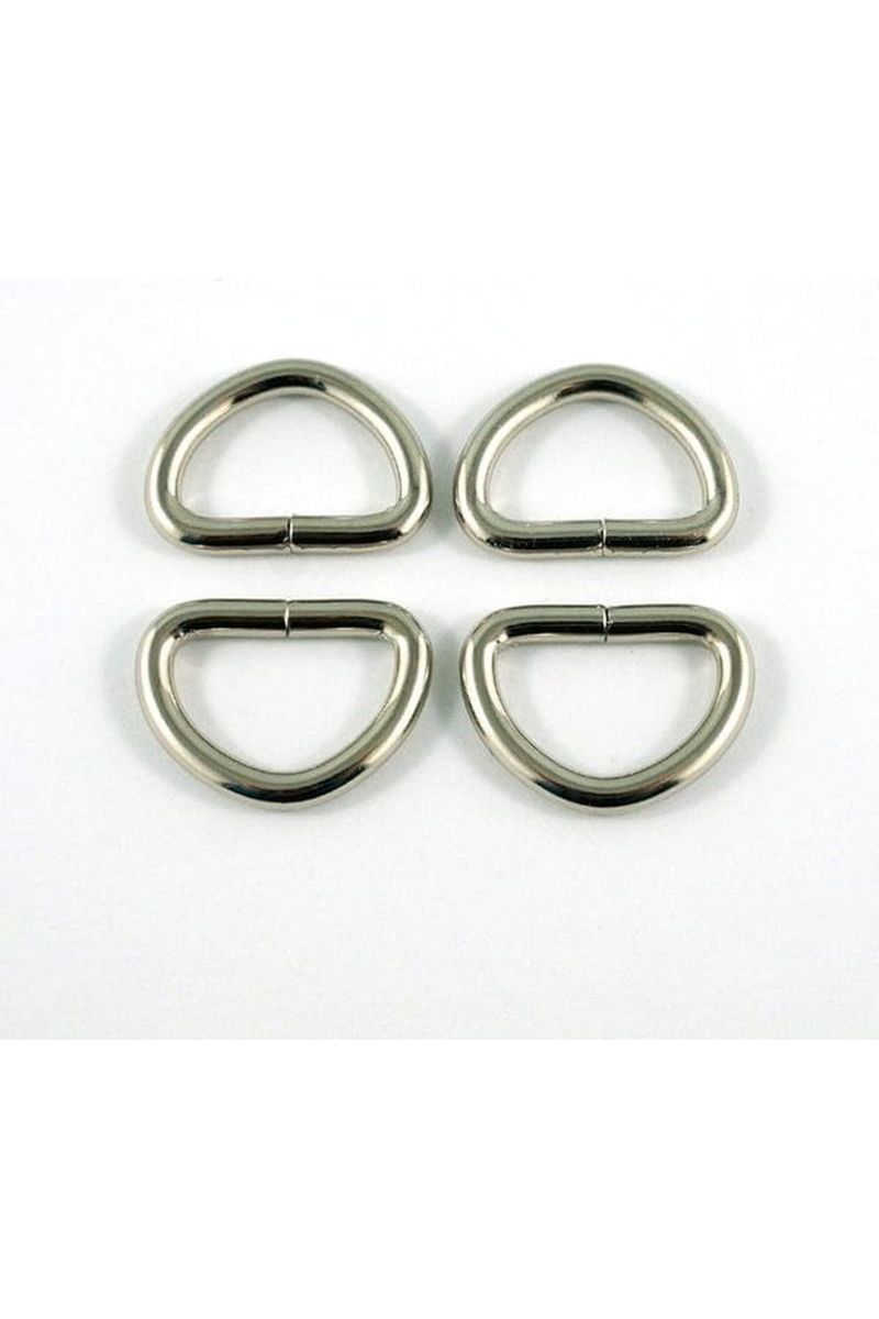 Emmaline, D-Rings 4 pack 1/2" 12mm Emmaline, D-Rings 4 pack 1/2" 12mm