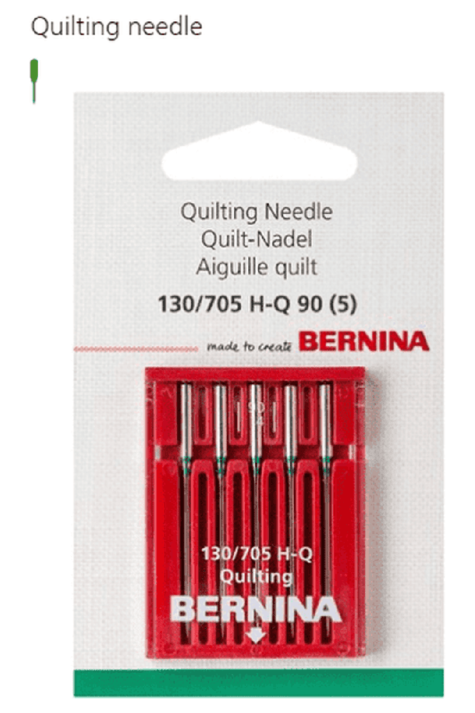 Bernina Quilting Needle Size 75-90 Bernina Quilting Needle Size 75-90