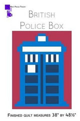 British Police Box Quilt Pattern British Police Box Quilt Pattern
