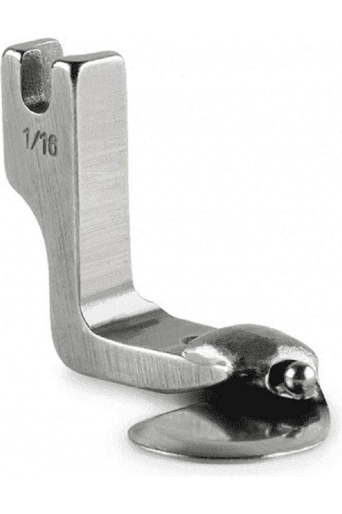 Double Fold Ball Hemming Sewing Machine Foot #490358 1/16 Double Fold Ball Hemming Sewing Machine Foot #490358 1/16