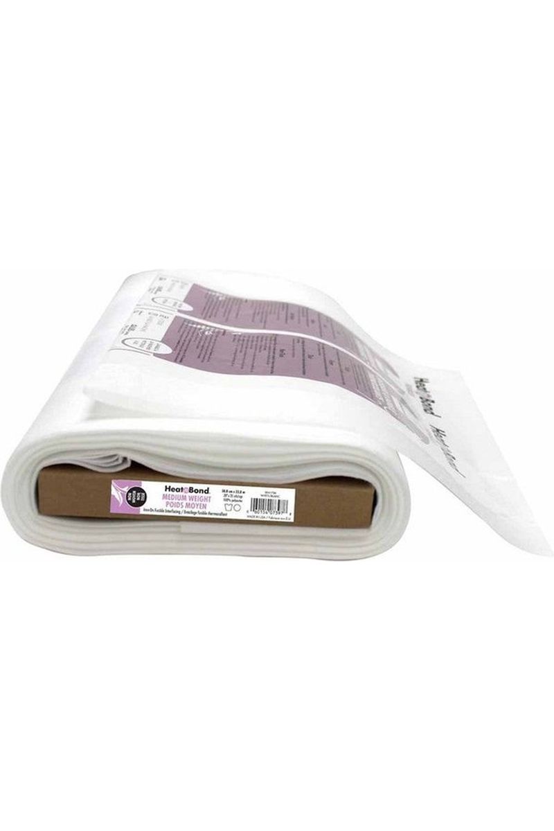 HEATNBOND Non-Woven MED WEIGHT Fusible Interfacing - 50.8cmx22.8m 20"x25yds by the metre HEATNBOND Non-Woven MED WEIGHT Fusible Interfacing - 50.8cmx22.8m 20"x25yds by the metre