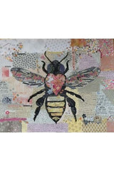 Honey Bee Collage Pattern Honey Bee Collage Pattern
