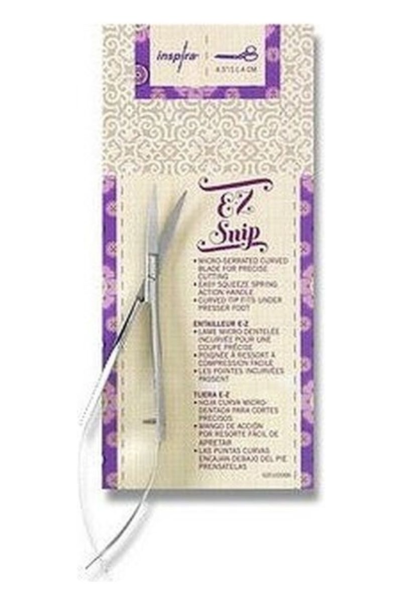 Husqvarna Viking INSPIRA 4.5" EZ Snip Curved Scissors #620103396 Husqvarna Viking INSPIRA 4.5" EZ Snip Curved Scissors #620103396