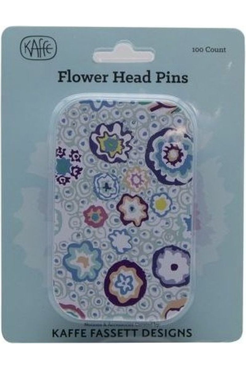 Kaffe Fassett Flower head pins 100ct Kaffe Fassett Flower head pins 100ct