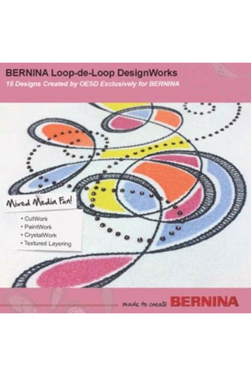 New Bernina Loop-De-Loop DesignWorks CD #21016DW New Bernina Loop-De-Loop DesignWorks CD #21016DW