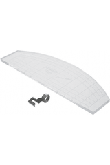 Low Shank Ruler Foot w/ 3mm Arc Template Low Shank Ruler Foot w/ 3mm Arc Template