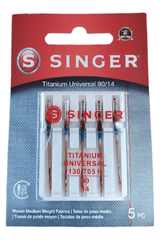 Singer Titanium Universal Needles 5 pk 90/14 Singer Titanium Universal Needles 5 pk 90/14