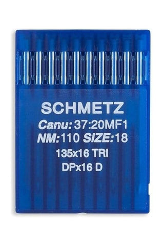 Schmetz Industrial Leather Needles - System: 135x16, DPx16 10/Pack TRI Schmetz Industrial Leather Needles - System: 135x16, DPx16 10/Pack TRI