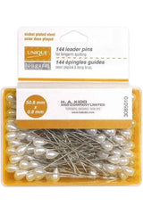 UNIQUE LONGARM Quilting Pins - Pear Shaped Head - 144 pcs UNIQUE LONGARM Quilting Pins - Pear Shaped Head - 144 pcs