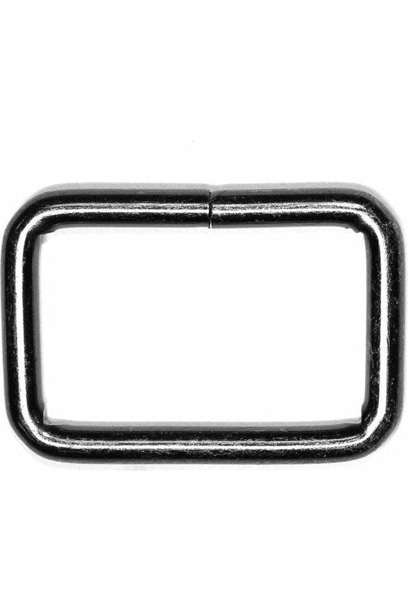 UNIQUE SEWING Rectangle Rings - 32mm 1 1/4" 4 pcs Gunmetal UNIQUE SEWING Rectangle Rings - 32mm 1 1/4" 4 pcs Gunmetal
