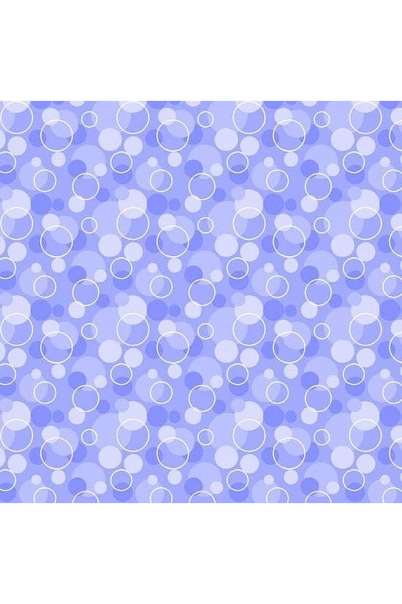 Comfy Flannel Periwinkle Blue Bubbles 0325-77