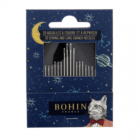 Bohin 05604 Room Of Wonders Needles Book 20ct Assorted