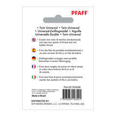 PFAFF® Twin Universal 2.5mm Needle Size 80/12