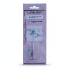 1/4" Clear Patchwork Foot w/ Guide, High Shank #P60605-G - All About Sewing 