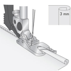 PFAFF® 3mm Rolled Hem Foot for IDT™ System