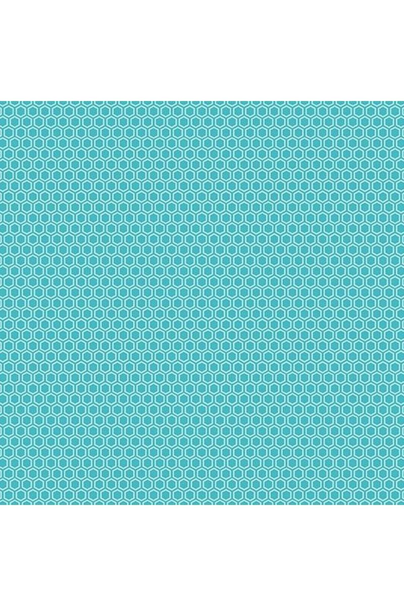 Fabric, Benartex, Color Up Hexy Dark Turquoise 13348-85