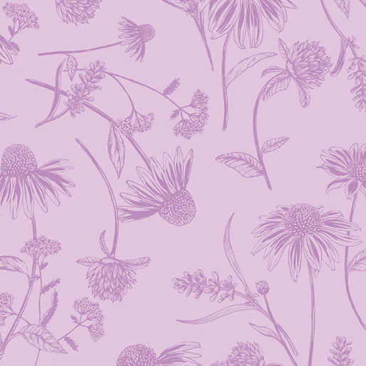 Bee Haven, Coneflower Tonal* (Sold By 1/2 Meter)