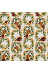 Fabric, Happy Fall Beige Wreath