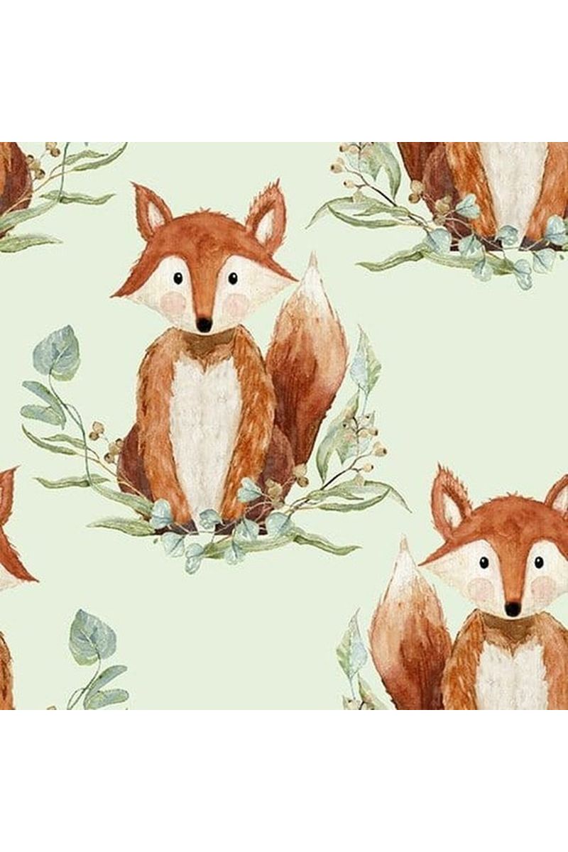Forest Friends Foxes - 18680-GREEN