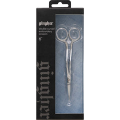 Gingher 6in Double Curved Embroidery Scissors