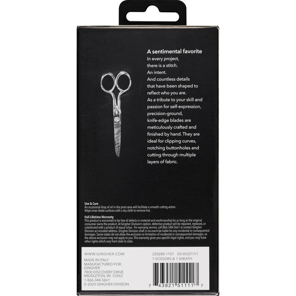 Gingher 5in Knife Edge Scissor - view 2