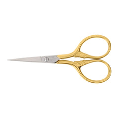 Gingher 3 1/2in Goldhandle Lions Tail Embroidery Scissors - view 3