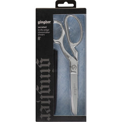 Gingher 8in Serrated/Knife Edge Dressmakers Shears