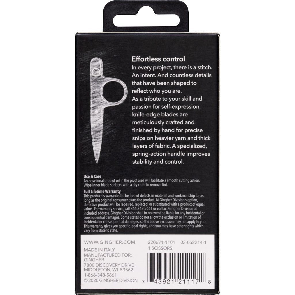 Gingher 4-1/2in Knife Edge Thread Snips - view 2