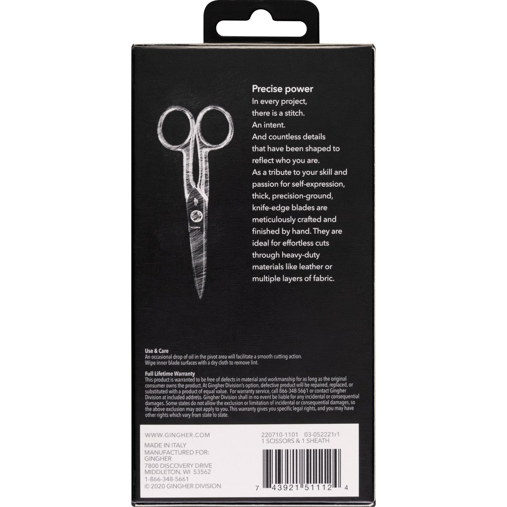 Gingher 5in Knife Edge Craft Scissor - view 2
