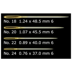 Gold Eye Chenille Needles (No. 22)