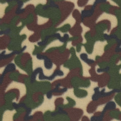 Siltex Fabric - Camo Fleece* (Sold By 1/2 Meter)