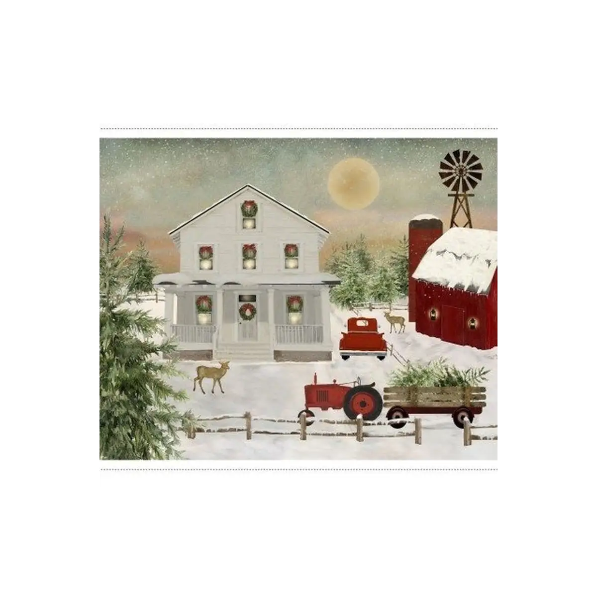 A Christmas To Remember Large Panel - 19533P