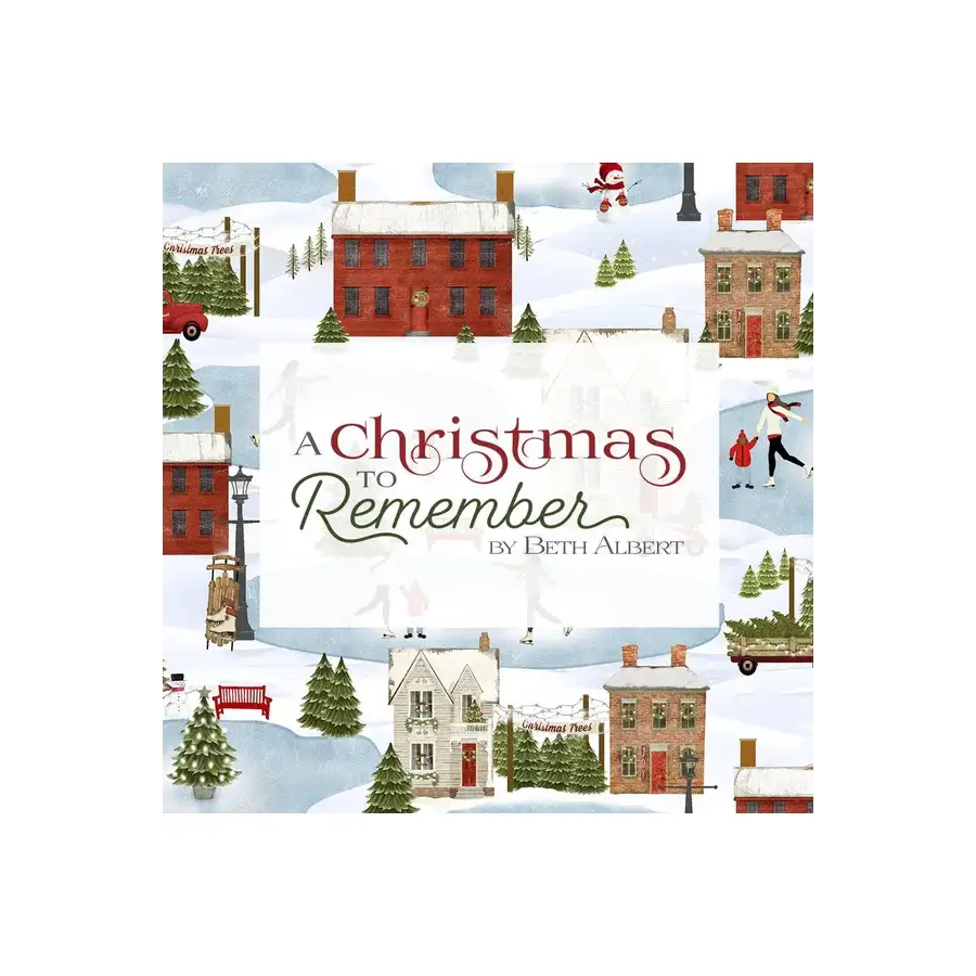 Fabric, 3 Wishes Fabrics, A Christmas To Remember Collection, Transport Globes - 19526-Blue