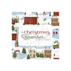Fabric, 3 Wishes Fabrics, A Christmas To Remember Collection, Transport Globes - 19526-Blue