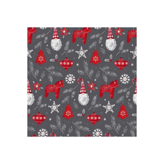 Dk Gray Hngm Ornaments