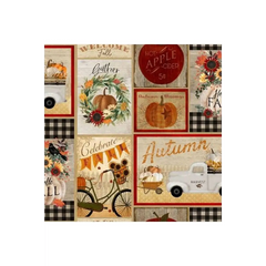 Happy Fall Multi Patchwork