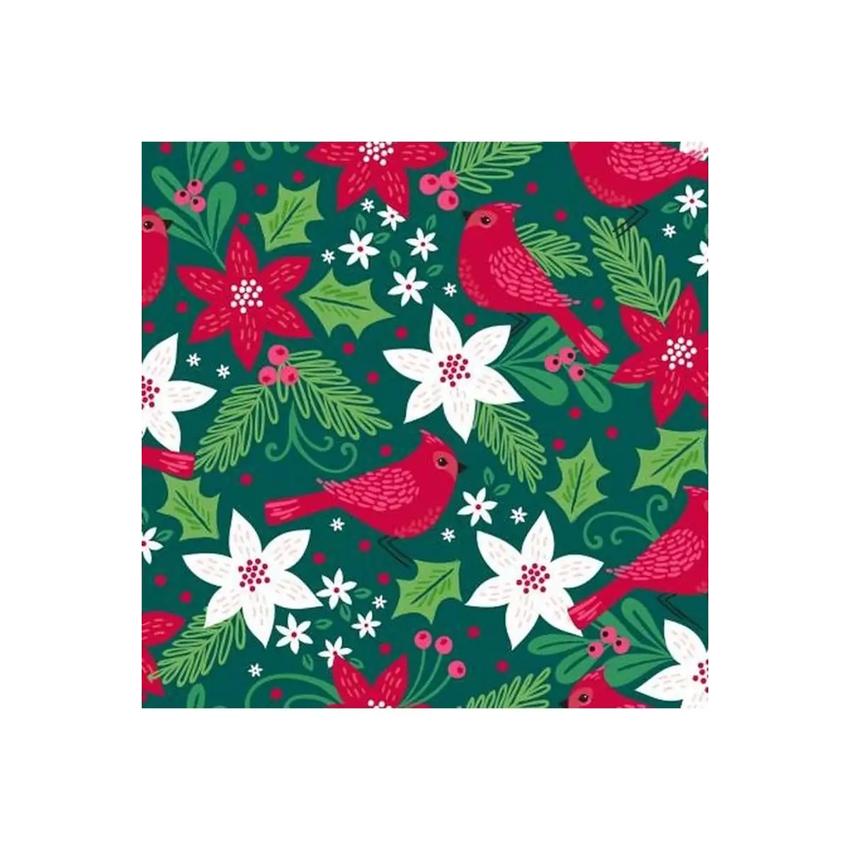 Peace on Earth Green Hlwd Cardinal