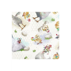 Welcome to the Funny Farm Chickens - 18733-White