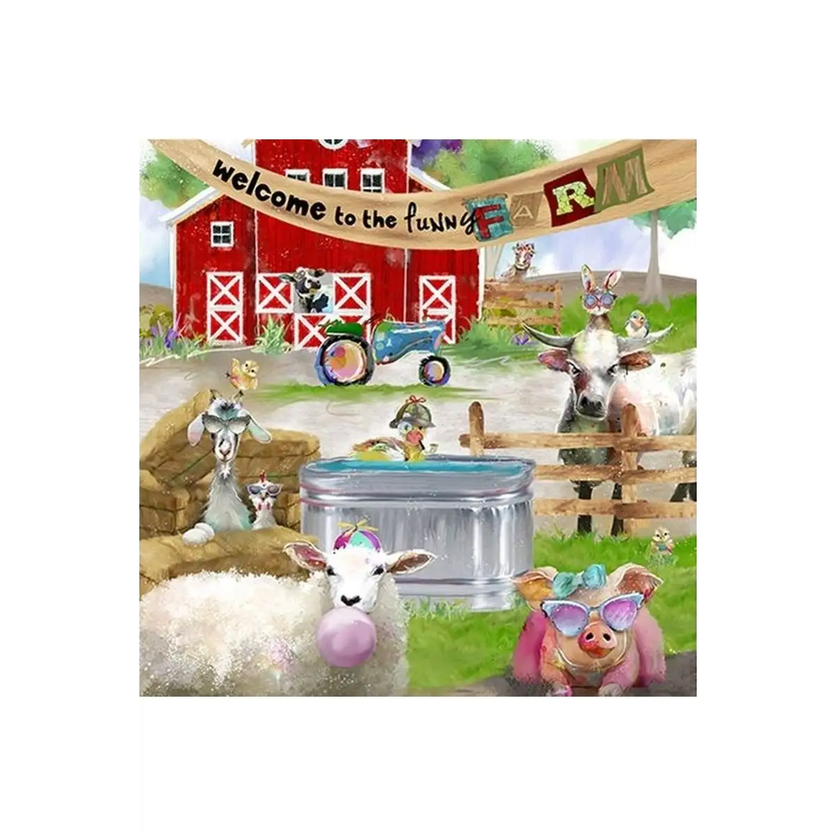 Welcome to the Funny Farm Panel 1 - 18729-Panel