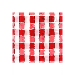 Welcome to the Funny Farm Watercolour Plaid - 18730-Red