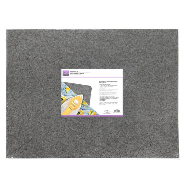 UNIQUE QUILTING Wool Pressing Mat - 24″ x 36″ - Grey