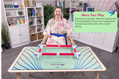 Hummingbird Free Motion Hoop in use