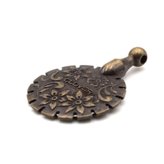 Thread Cutter Pendant (Antique Gold)