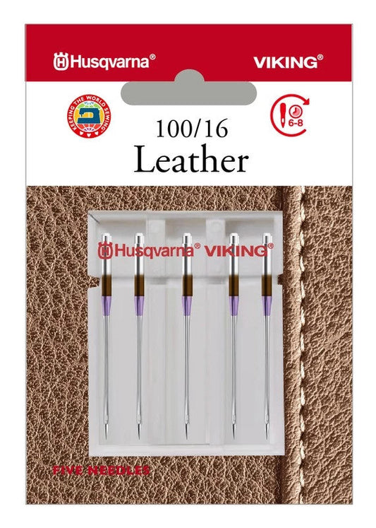 HUSQVARNA® VIKING® Leather Needles Size 100/16 5-Pack
