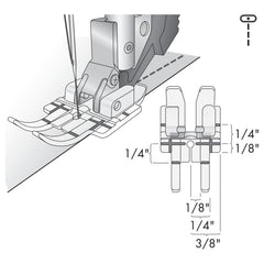 PFAFF® Clear 1/4 inch Quilting Foot for IDT™ System