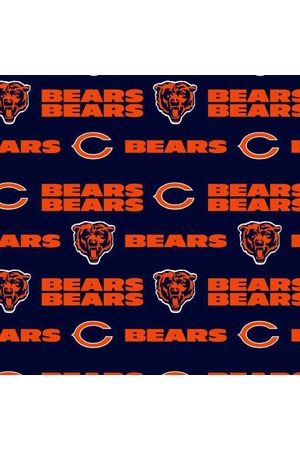 Navy Chicago Bears Cotton 60in