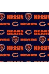 Navy Chicago Bears Cotton 60in